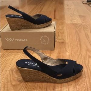 Viscata Calella Canvas Wedges